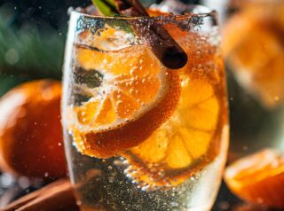 cocktail aux oranges et cannelle
