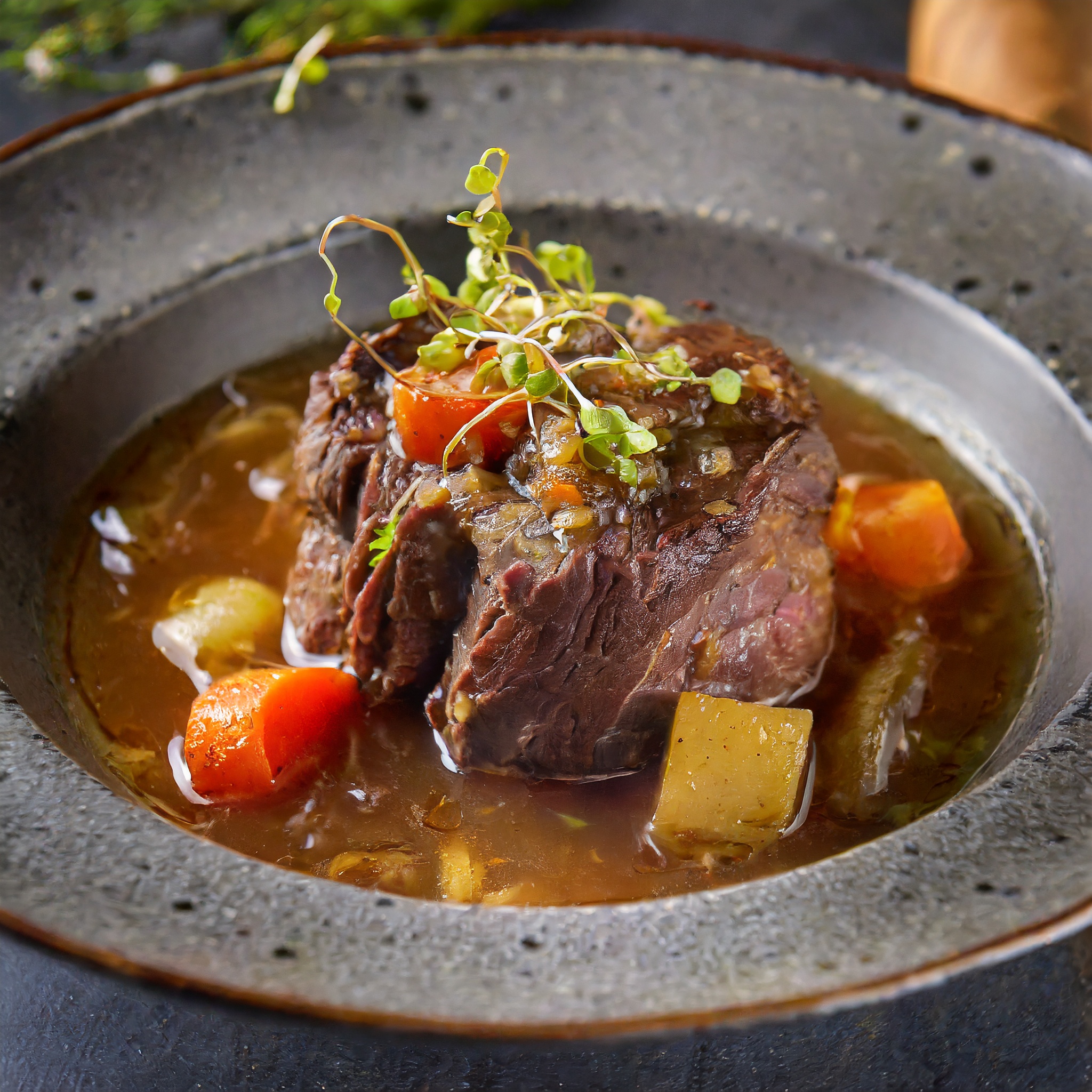 Bœuf aux légumes à la mijoteuse