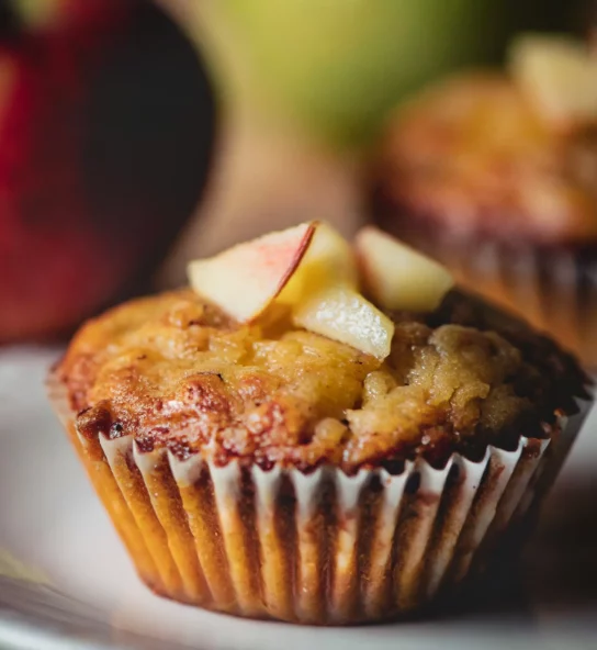 Muffins aux pommes érable et cheddar du livre de recette 3 fois par jour Premier tome