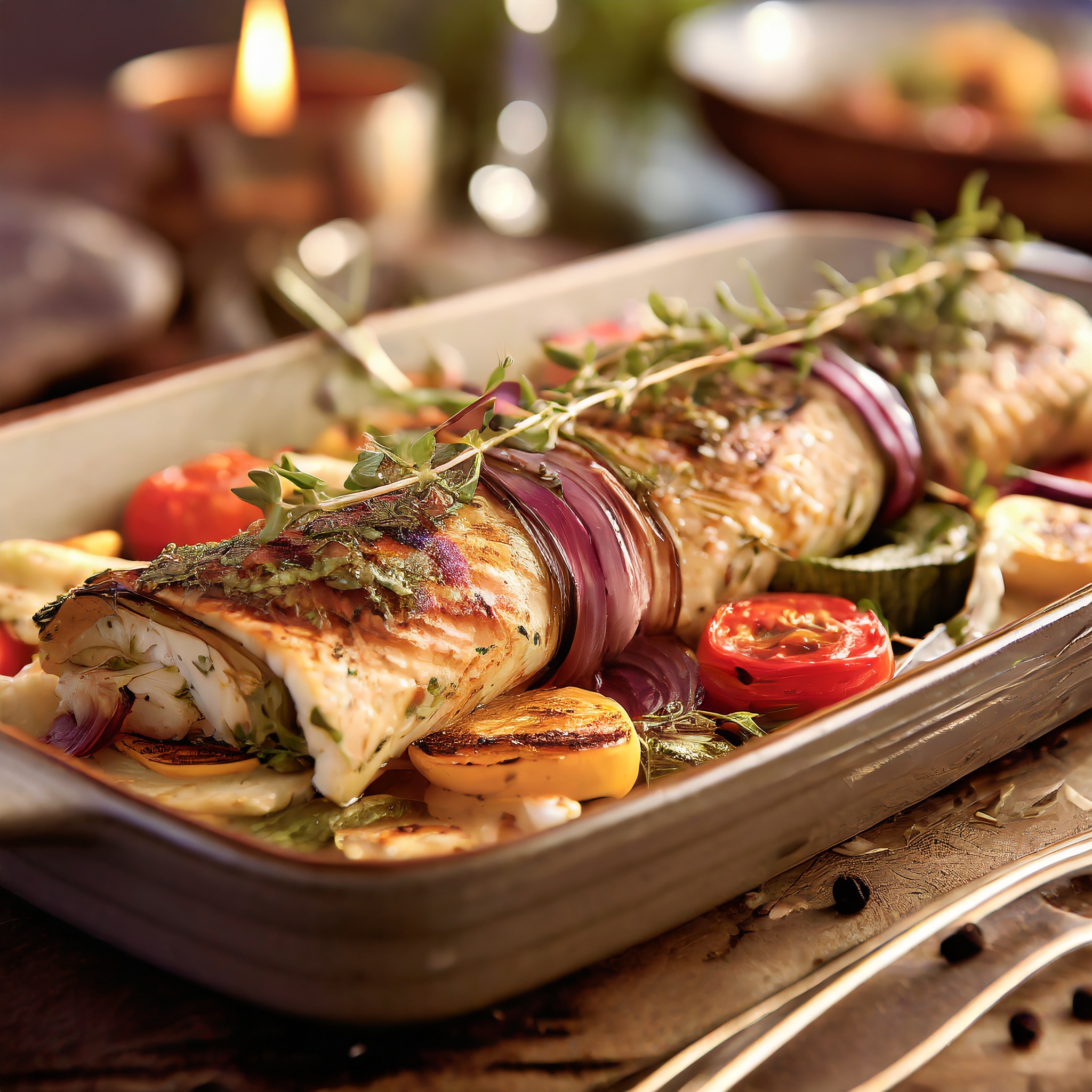 Recette de Roulades de poisson à la méditerranéenne