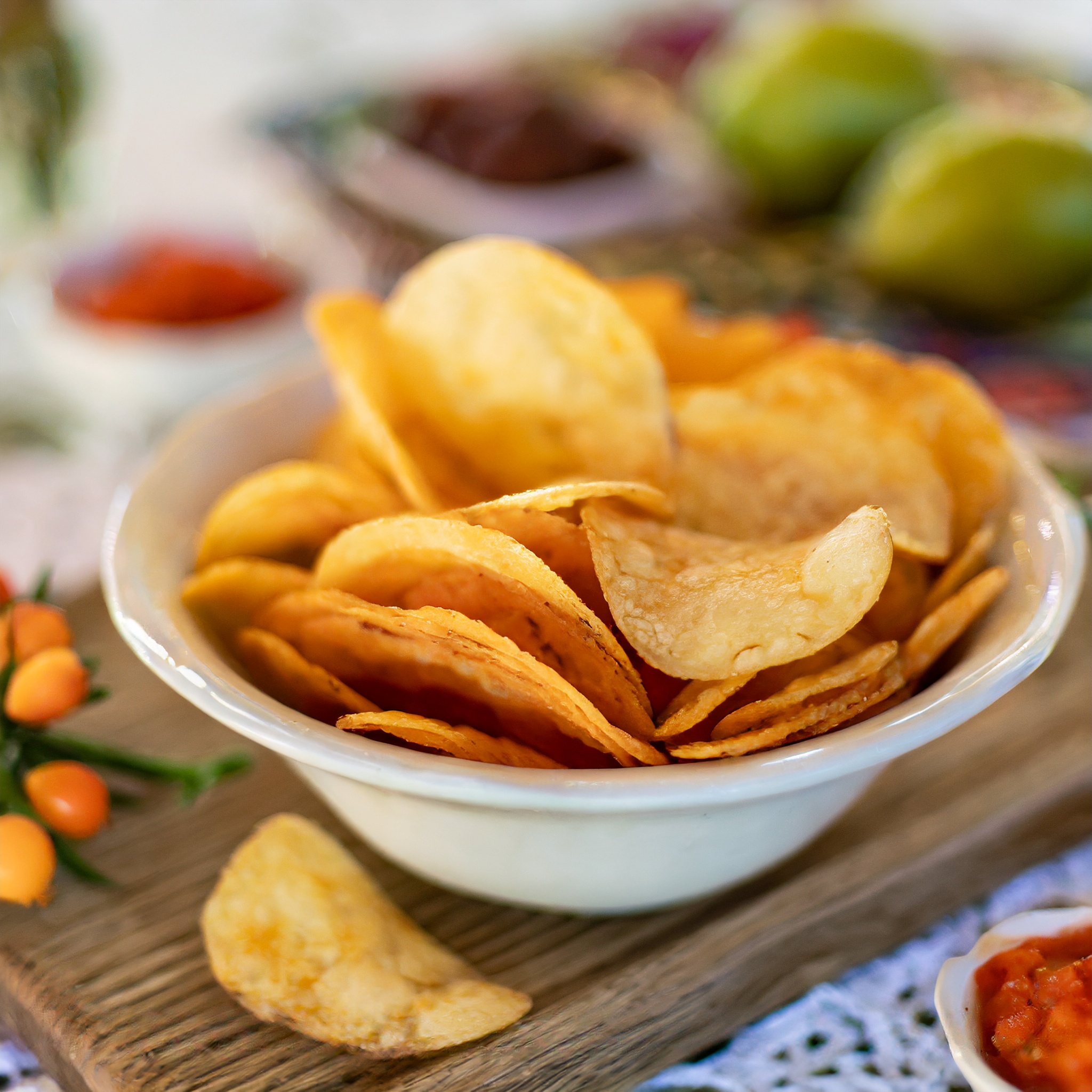 chips pomme de terre au four