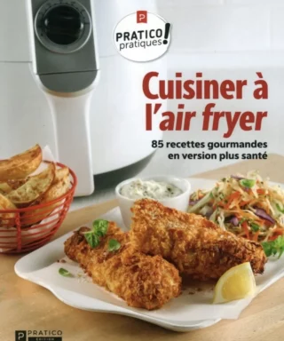 page couverture du Livre de recettes Cuisiner à l'Air Fryer