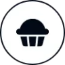 icône de muffin et cupcake