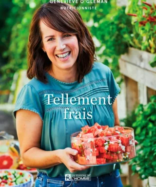 Page couverture du livre de cuisine Tellement frais de Geneviève O'Gleman
