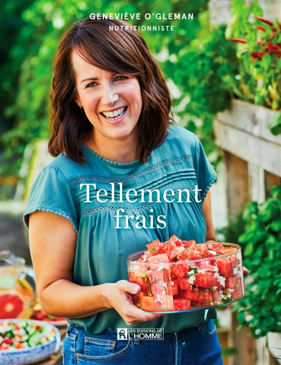 Page couverture du livre de cuisine Tellement frais de Geneviève O'Gleman
