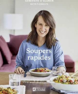 Page couverture du livre de recettes Soupers rapides de Geneviève O'Gleman