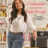 page couverture du livre de recette L'amour est dans l'air Fryer